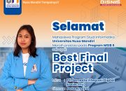 The Best! Mahasiswa Prodi Informatika Universitas Nusa Mandiri, Raih Prestasi Program MSIB 6 sebagai Best Final Project