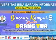 Jalin Silaturahmi, Universitas BSI Kampus Yogyakarta Akan Gelar Bincang Kampus Bersama Orang Tua (BKOT)