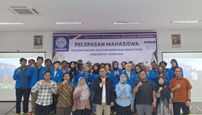 Siap Melangkah ke Dunia Profesional, Universitas BSI Lepaskan Ratusan Mahasiswa Ikuti MSIB Batch 7 2024