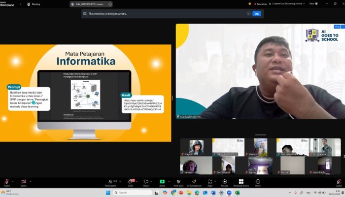 Dosen UBSI Kampus Pontianak Jadi Narasumber AIGTS, Dorong Guru Kalbar Adaptif Hadapi Era AI
