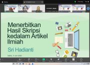 FTI UNM Gelar Webinar Publikasi Ilmiah, Dorong Mahasiswa dan Dosen Aktif Menulis di Jurnal Nasional