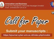 Innobiz Cyber University Buka Call for Paper Nasional, Undang Akademisi dan Praktisi