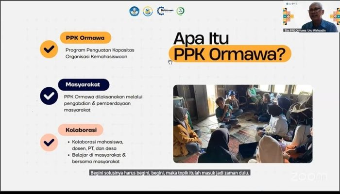 Aktif di Ormawa Jangan Cuma Rapat, Harus Siap Turun ke Masyarakat lewat PKK Ormawa