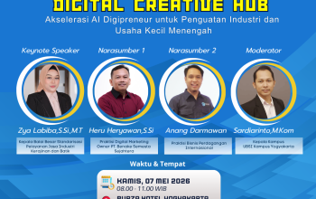 UBSI Kampus Yogyakarta Kolaborasi dengan BLSDM Komdigi Yogyakarta Dorong UMKM Naik Kelas lewat AI