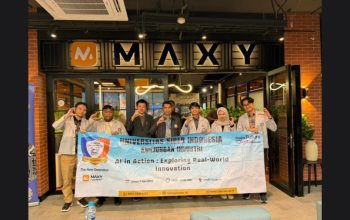 Mahasiswa Teknologi Informasi Cyber University Perdalam Kompetensi AI lewat Company Visit ke MAXY Academy