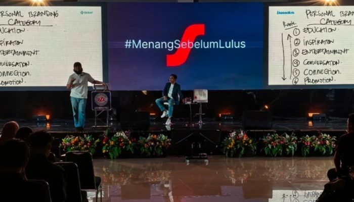 UBSI Sukses Gelar Seminar Personal Branding, Dery Kasisolusi Ajak Mahasiswa Berani Tunjukkan Nilai Diri