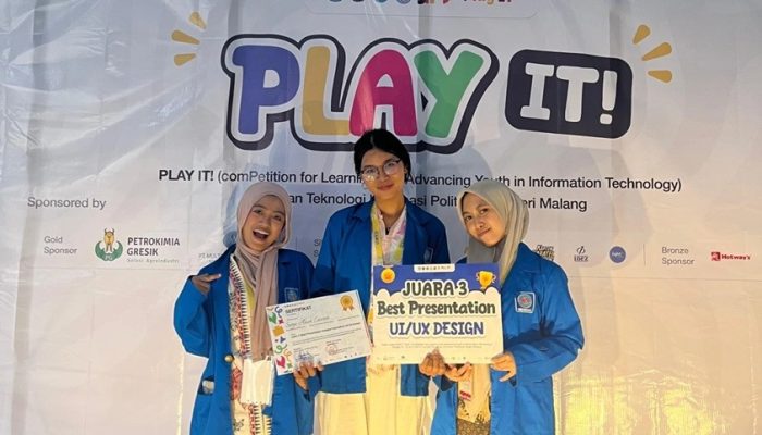 Mahasiswa UBSI Raih Juara Nasional di PLAY IT Polinema 2026, Bukti Kompetensi Digital Siap Bersaing
