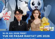 Pasar Rakyat UMi 2026 Hadir di Jogja, Ada Budi Doremi, Yeni Inka, hingga Doorprize Rp30 Juta