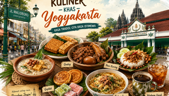 Menjelajahi Kuliner Khas Yogyakarta yang Kaya Tradisi dan Cita Rasa