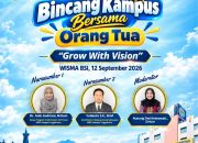 UBSI Yogyakarta Gelar “Bincang Kampus Bersama Orang Tua”, Perkuat Sinergi Kampus dan Keluarga