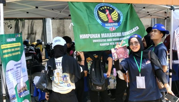 HIMAPAR Meriahkan Ormawa Expo UBSI Yogyakarta, Kenalkan Organisasi dan Kegiatan Mahasiswa Pariwisata